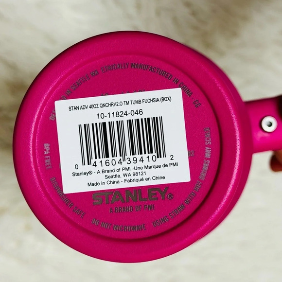 Stanley Tumbler Fuchsia QUENCHER H2.0 FLOWSTATE 40 OZ - Picture 7 of 15